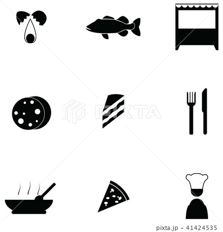 restaurant icon set restaurant icon set 41424535