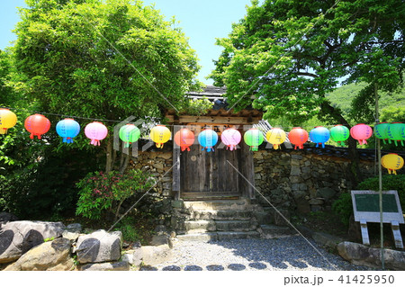 仙岩寺 提灯 韓屋 41425950