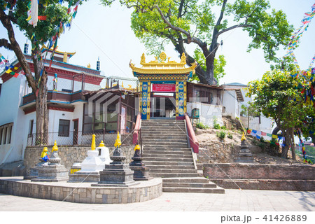 Swayambhunath stupa, The monkey temple Swayambhunath stupa, The monkey temple 41426889