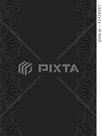 Floral background with traditional ornament 41428567