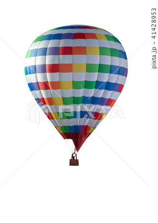 Hot air balloon in blue sky Hot air balloon in blue sky 41428953