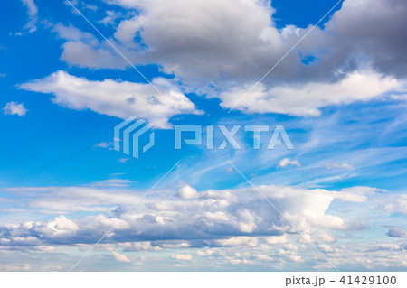 beautiful blue sky with clouds background. Sky clouds. 41429100