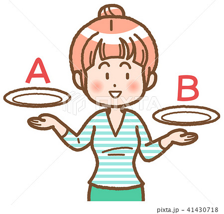 比べるのイラスト素材