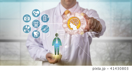 Clinician Using AI To Access Medical Records Clinician Using AI To Access Medical Records 41430803