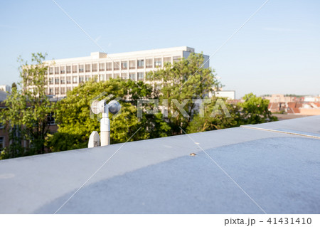 anemometer on a flat roof 41431410