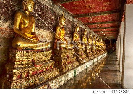 Wat Suthat is landmark in Thailand Wat Suthat is landmark in Thailand 41432086