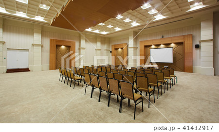 Empty interior of conference hall. Empty interior of conference hall. 41432917