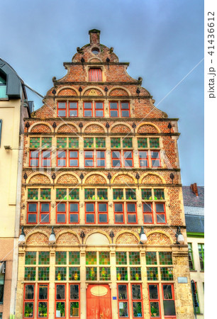 Traditional houses in the old town of Ghent, Belgium 41436612