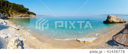 Summer morning Pulebardha beach (Albania). 41436778