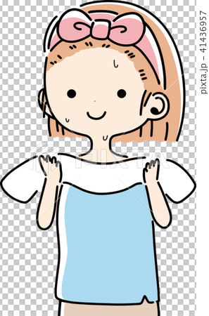 顔を洗う 洗顔 女性 イラストのイラスト素材