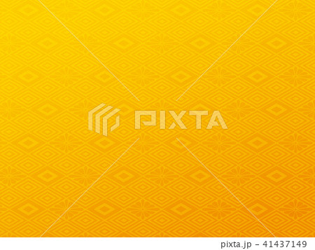 菱形ゴールド 背景素材 和柄 金箔のイラスト素材 41437149 Pixta