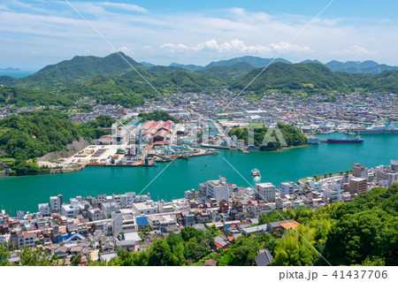 尾道の街並みと尾道水道 尾道の街並みと尾道水道 41437706