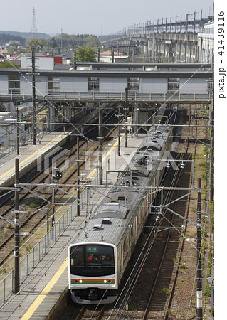 那須塩原駅に停車中の東北線205系（元京葉線車両） 41439116
