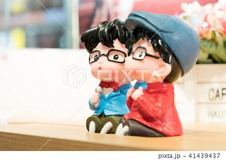 close up of porcelain toy doll child cute lovely 41439437