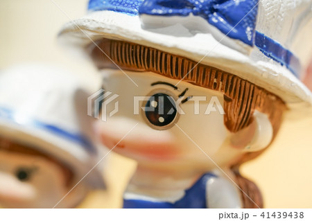 close up of porcelain toy doll child cute lovely 41439438
