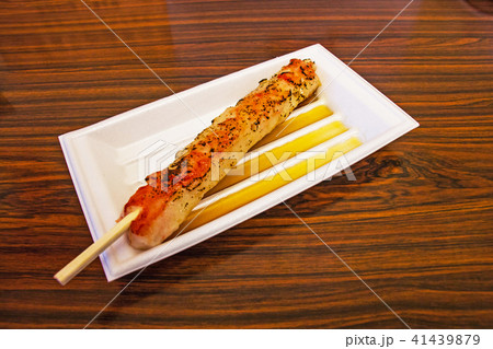 Japanese style crab meat Charcoal grill. 41439879