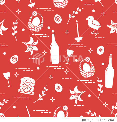 Pattern of Easter symbols Pattern of Easter symbols 41441268