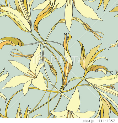 Floral seamless pattern. Garden Flower background 41441357