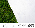 white loft concrete texture on green turf grass 41441693