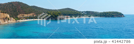 Aegean coast panorama, Sithonia, Greece. Aegean coast panorama, Sithonia, Greece. 41442786