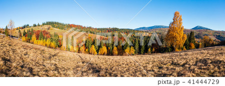 Autumn Carpathian village, Ukraine. Autumn Carpathian village, Ukraine. 41444729