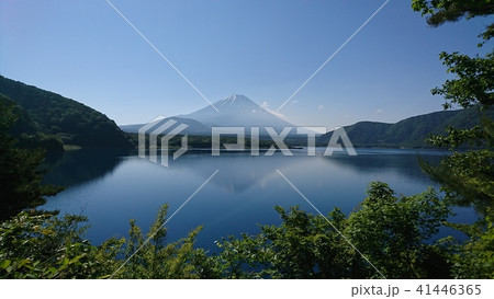 本栖湖の逆さ富士 本栖湖の逆さ富士 41446365
