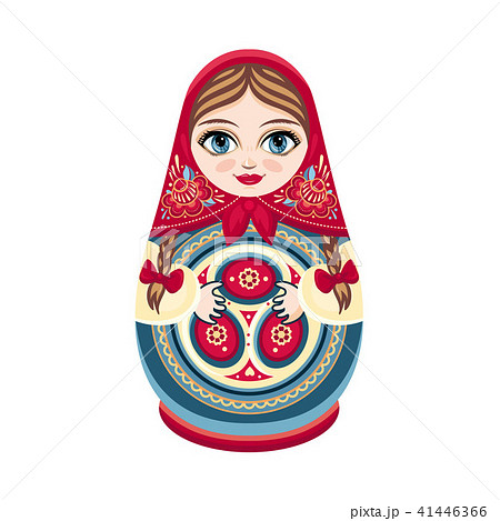 Moscow matreshka.  Slavic souvenir. 41446366