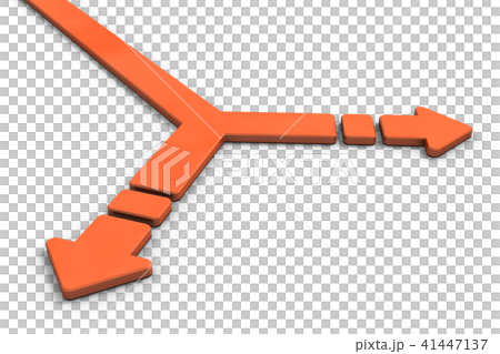 Abstract 3DCG illustration showing branch points 41447137