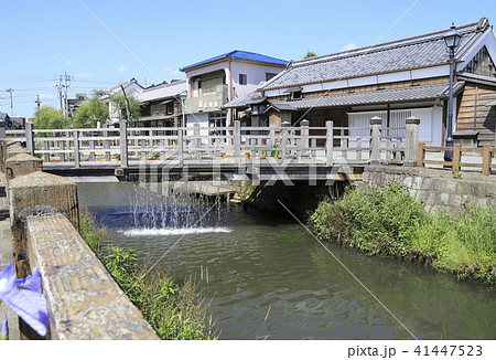 水郷佐原の樋橋　（別名じゃあじゃあ橋）　千葉県香取市 41447523