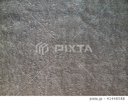 Grey Towel Fabric Texture Background. 41448588