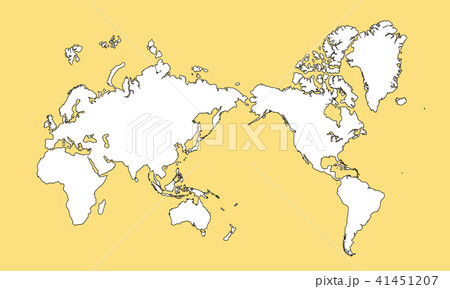 グローバル 世界地図 地理のイラスト素材