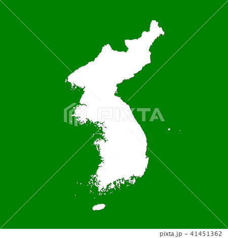 地図 マップ 韓国のイラスト素材