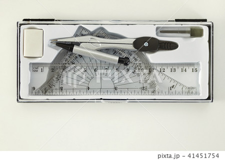 Set of mathematics school tools Set of mathematics school tools 41451754