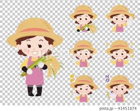 Farmer women variation 41451874