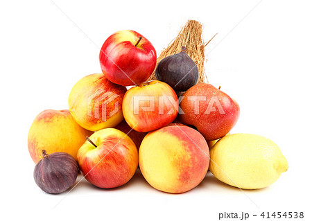 Fresh fruits isolated on a white background. 41454538
