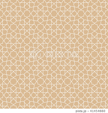 Abstract geometry pattern in Arabian style.  41454660