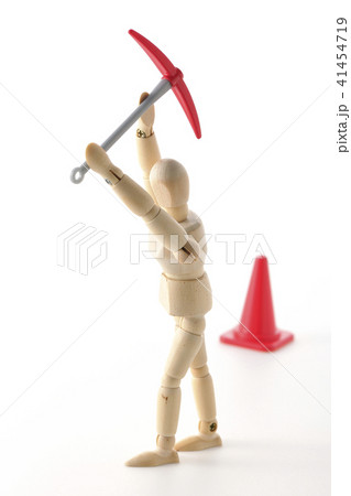 労働　肉体労働　発掘　現場 41454719