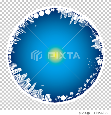 街並みのイラスト　地球 41456129