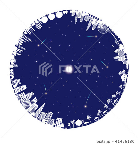 街並みのイラスト 地球 街並みのイラスト 地球 41456130