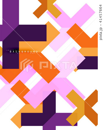 Multicolored abstract geometric shapes, geometry background for web banner 41457664