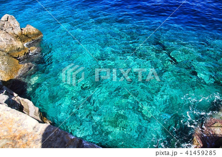 ターコイズグリーンのエーゲ海の海 41459285