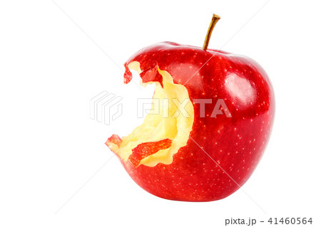 Bitten apple isolated on a white background 41460564