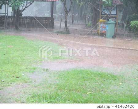 カンボジア首都プノンペン　スコール 41462420