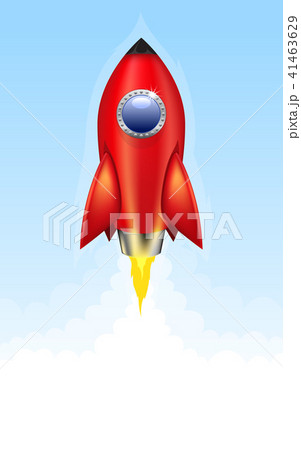 Red rocket launch Red rocket launch 41463629