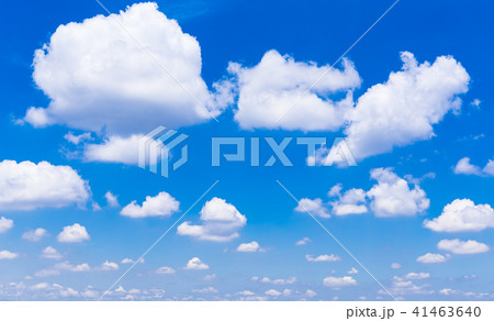 空イメージ　青空と白雲 41463640