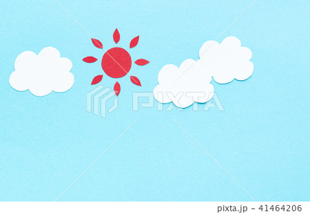 天気 背景素材 空模様 太陽 雲 スペース 天気 背景素材 空模様 太陽 雲 スペース 41464206