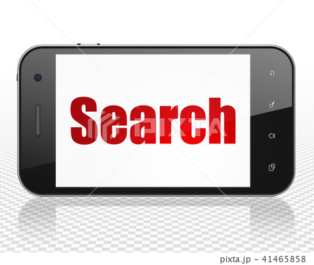 Web development concept: Smartphone with Search on display 41465858