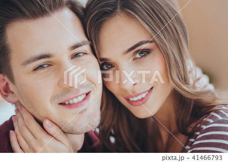 Portrait of a happy nice couple Portrait of a happy nice couple 41466793