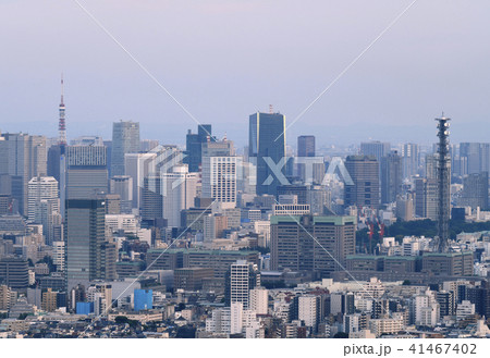 日本の東京都市景観 防衛省など、街並みを望む 日本の東京都市景観 防衛省など、街並みを望む 41467402