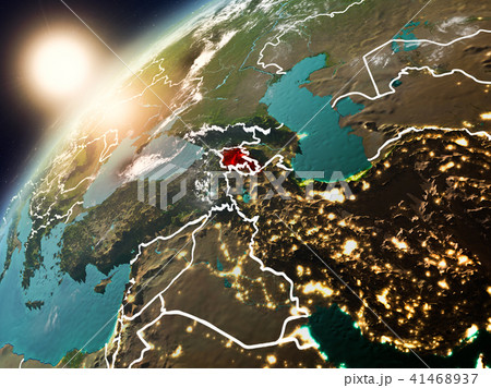 Armenia on planet Earth in sunset 41468937